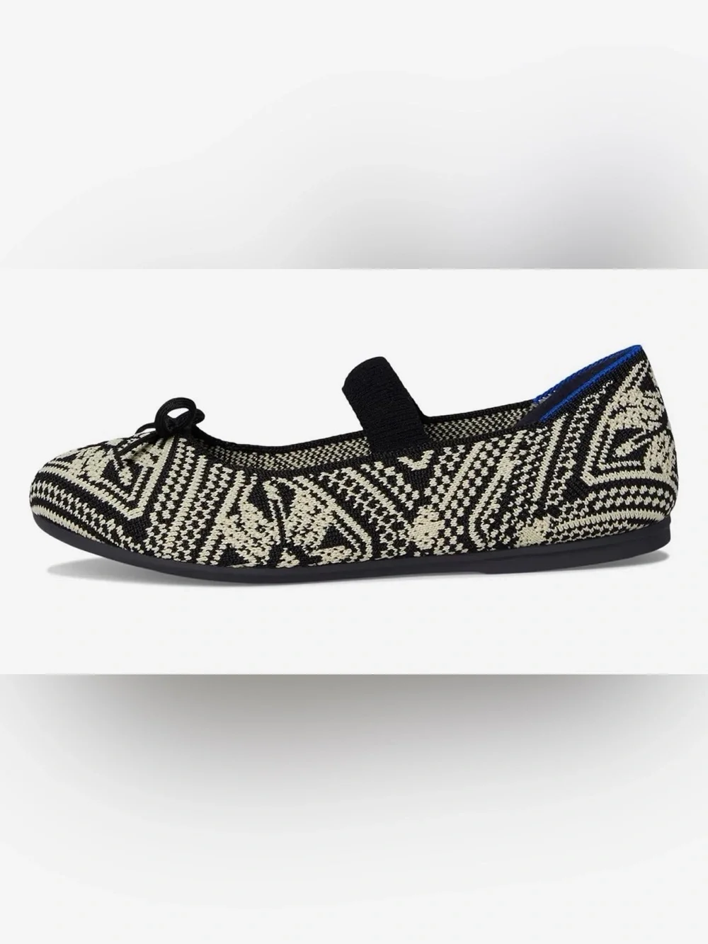 Rothy's Kids Black mosaic  Bow Mary Jane (Toddler/
